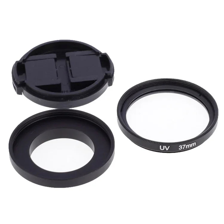 Filtro UV de 37mm com Tampa para Xiaomi Xiaoyi 4K+ / 4K, Xiaoyi Lite, Câmara Desportiva Xiaoyi, Filtro UV 37mm