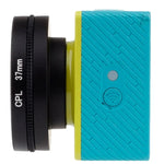 Filtro CPL Circular Polarizador de 37mm com Tampa para Xiaomi Xiaoyi 4K+ / 4K, Xiaoyi Lite, Câmara Desportiva Xiaoyi, Filtro CPL de 37mm