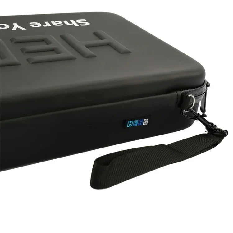 Estojo de Viagem Portátil à Prova de Água e Anti-impactos para Acessórios de Câmaras de Ação GoPro, Insta360, DJI e Outras, Tamanho: 32cm x 22cm x 7cm