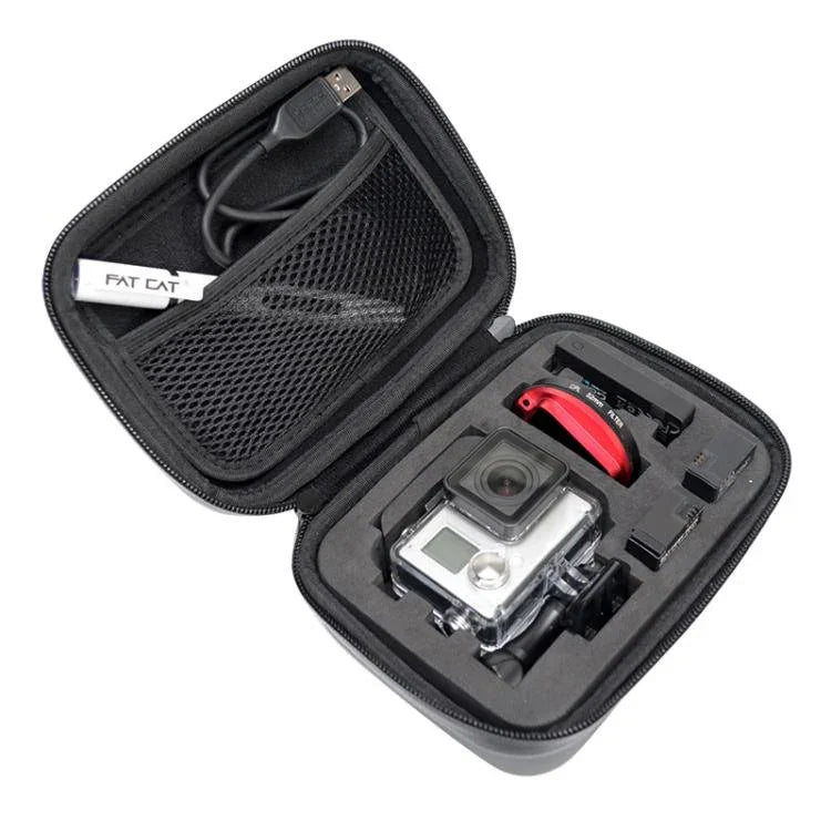 Estojo de Viagem Portátil à Prova de Água e Anti-impactos para Acessórios de Câmaras de Ação GoPro, Insta360, DJI e Outras, Tamanho: 16cm x 12cm x 7cm
