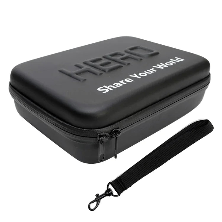 Estojo Portátil Resistente a Choques e Impermeável para Acessórios de GoPro, Insta360, DJI e Outras Câmaras de Ação, Tamanho: 22cm x 16cm x 7cm, Tamanho: 22cm x 16cm x 7cm