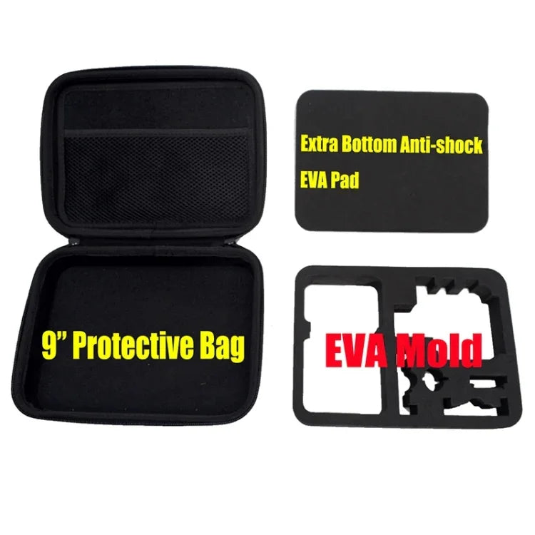 Estojo Portátil Resistente a Choques e Impermeável para Acessórios de GoPro, Insta360, DJI e Outras Câmaras de Ação, Tamanho: 22cm x 16cm x 7cm, Tamanho: 22cm x 16cm x 7cm