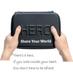 Estojo Portátil Resistente a Choques e Impermeável para Acessórios de GoPro, Insta360, DJI e Outras Câmaras de Ação, Tamanho: 22cm x 16cm x 7cm, Tamanho: 22cm x 16cm x 7cm