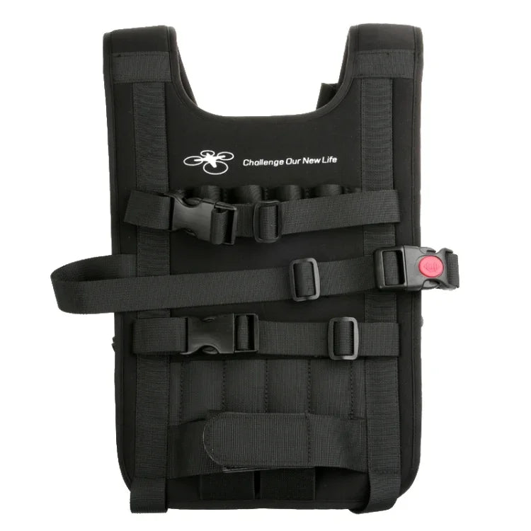 Mochila de Ombro Bolsa Multiusos com Correia para Pescoço para Dji Phantom 3 / 2 / 1 / Vision+, Transporte Disponível para Quadcopter, Comando Remoto, Bateria, Hélices