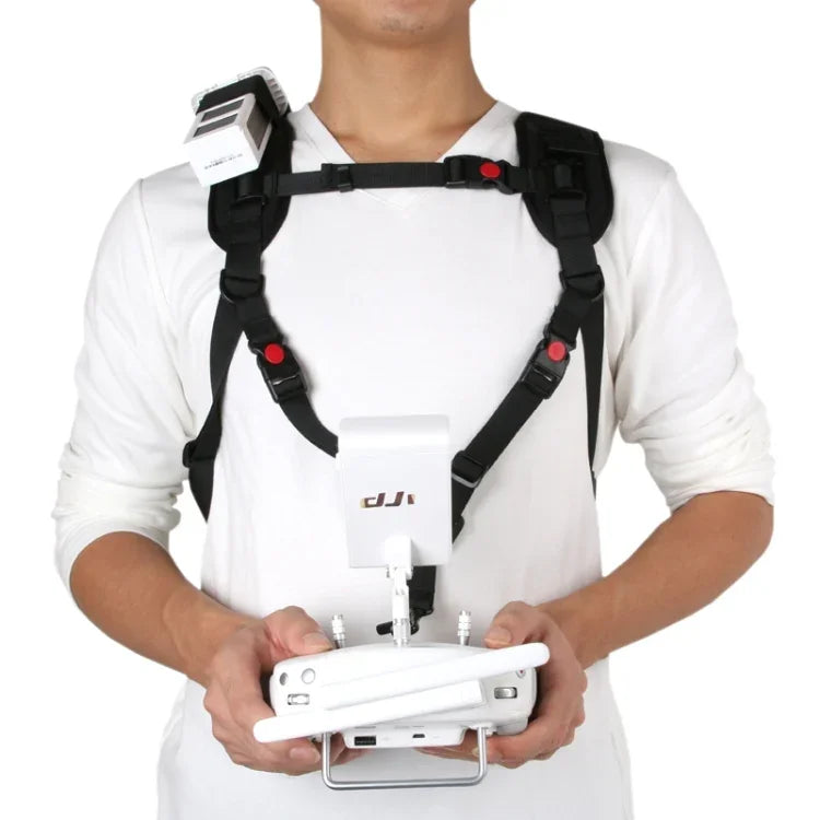 Mochila de Ombro Bolsa Multiusos com Correia para Pescoço para Dji Phantom 3 / 2 / 1 / Vision+, Transporte Disponível para Quadcopter, Comando Remoto, Bateria, Hélices