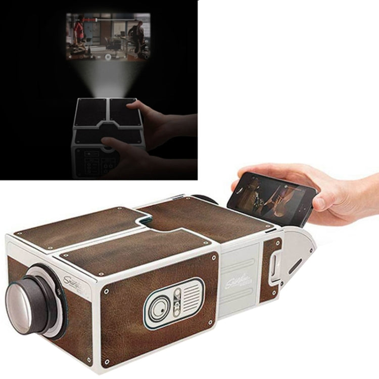 Projetor de Cartão para Smartphone / Projetor DIY para Telemóvel Cinema Portátil, S-DMP-0016Z, S-DMP-0016