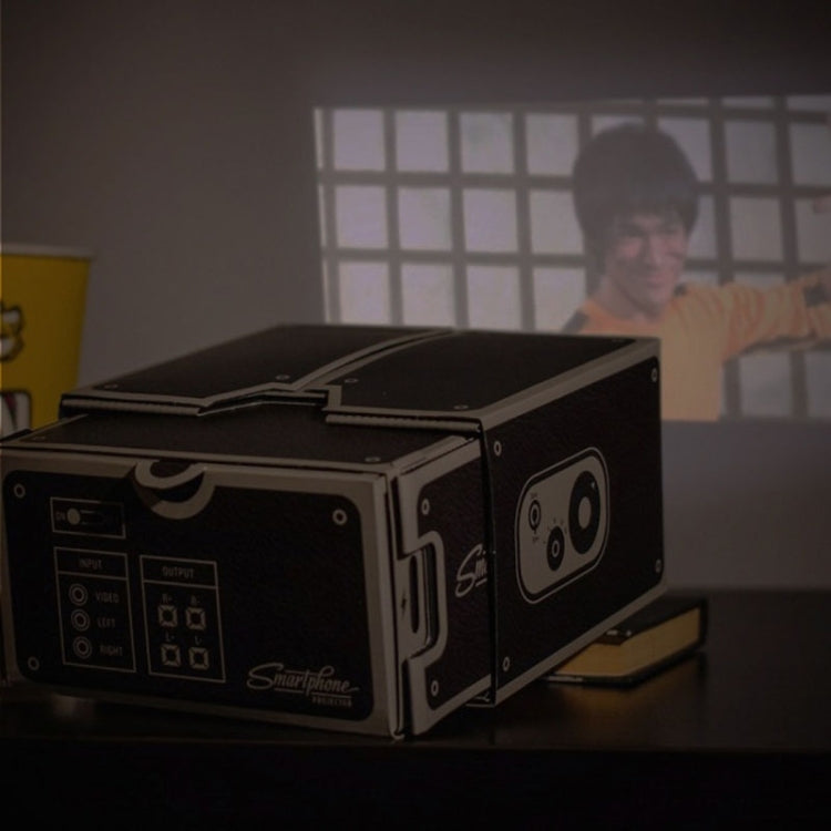 Projetor de Cartão para Smartphone / Projetor DIY para Telemóvel Cinema Portátil, S-DMP-0016Z, S-DMP-0016