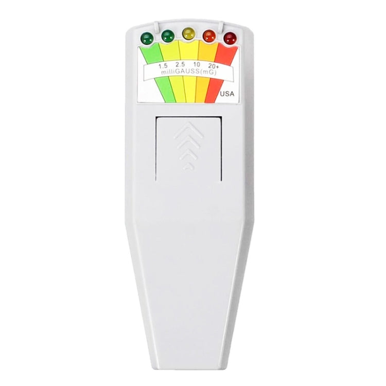 Detetor de Radiação Electromagnética 5-LED Medidor EMF, Estilo 2 Branco, Estilo 2 Preto