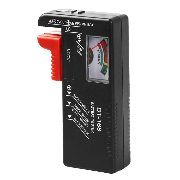 Testador Universal de Pilhas para Pilhas 1,5V AAA, AA e 9V 6F22