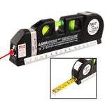 Nível Laser Alinhador Horizontal Vertical com Fita Métrica