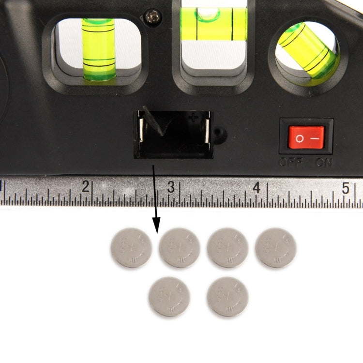 Nível Laser Alinhador Horizontal Vertical com Fita Métrica