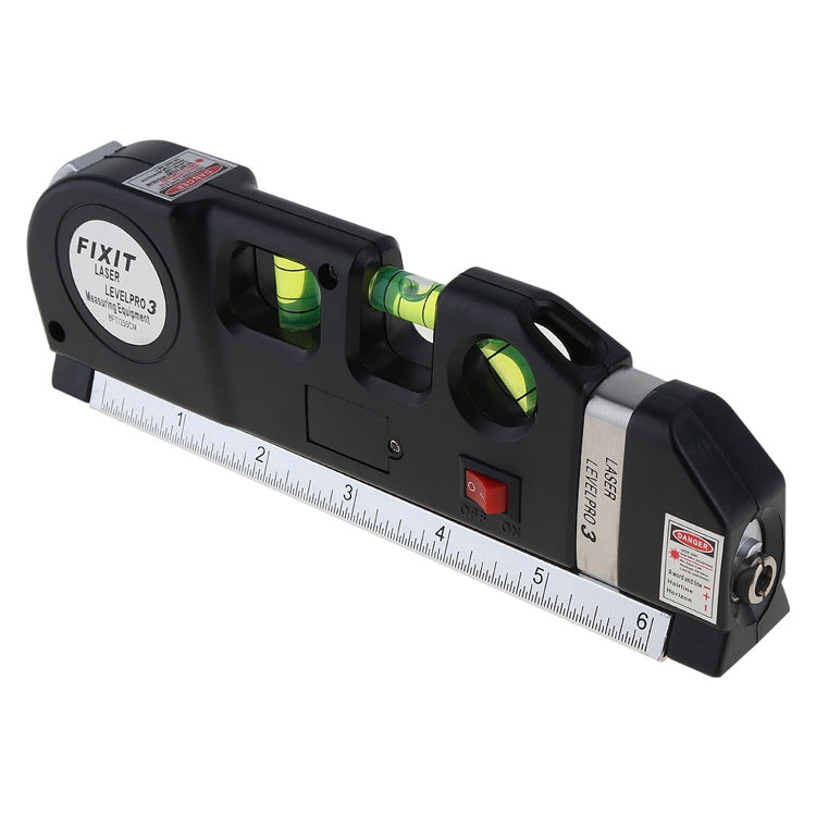 Nível Laser com Fita Métrica Pro 3 (250cm), LV-03