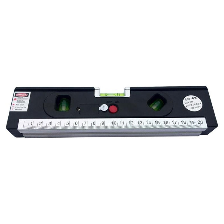 Nível Laser com Fita Métrica Pro 4 (100cm) / Nível com Bolhas e Luz LED, LV-04