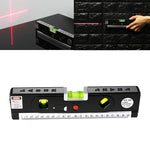 Nível Laser com Fita Métrica Pro 4 (100cm) / Nível com Bolhas e Luz LED, LV-04