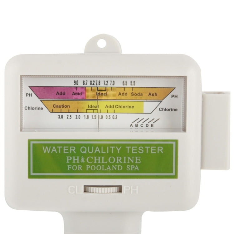 Testador de PH / CL2 para Água de Piscina Doméstica, Comprimento do Cabo: 1,2m