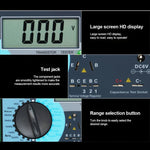 Testador Profissional de Parâmetros de Transístor LCD Digital DY294 de 2,7 polegadas (4*AA)