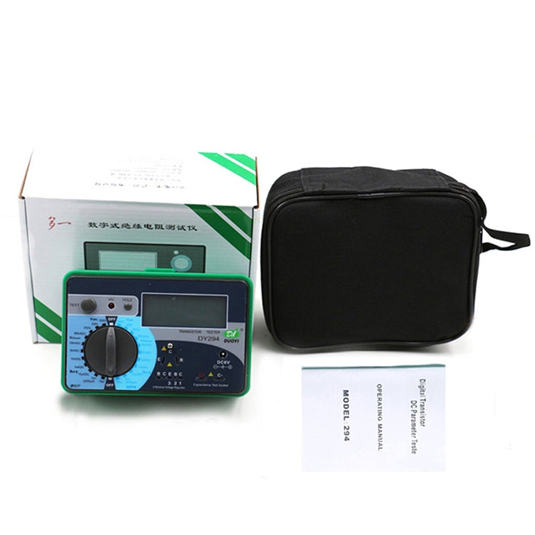 Testador Profissional de Parâmetros de Transístor LCD Digital DY294 de 2,7 polegadas (4*AA)