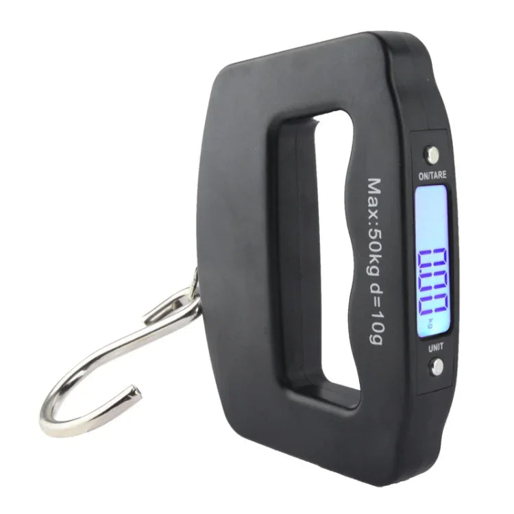 Balança Eletrónica de Viagem para Bagagem com Gancho LCD 50kgx10g, 50kgx10g