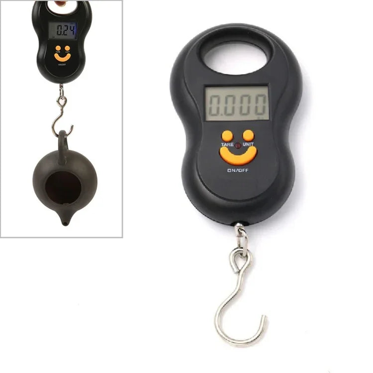 Balança Digital Portátil de Mão com Ecrã LCD, Sem Pilhas, Portátil LCD