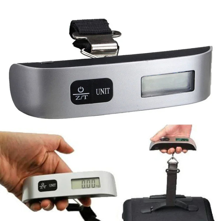 Balanças Electrónicas Portáteis Mini de Mão com Função Zero e Tara, Mini