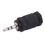 Adaptador de Áudio Macho 2.5mm para Fêmea 3.5mm, Macho 2.5 para Fêmea 3.5
