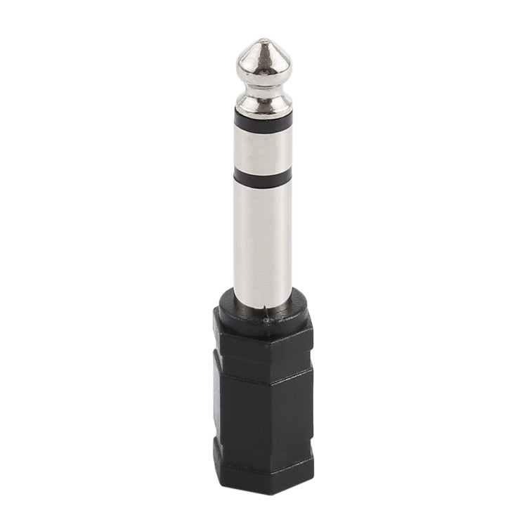 Adaptador de Tomada Jack Estéreo Macho 6.35mm para 3.5mm, Macho 6.35mm para Fêmea 3.5mm
