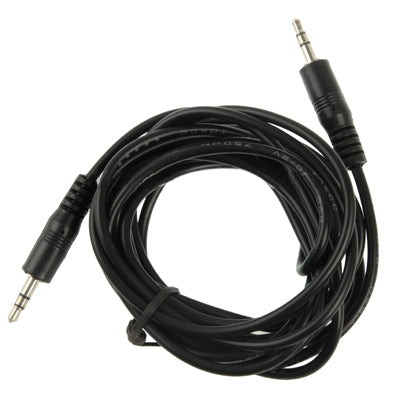 Cabo de Áudio Estéreo Mini Plug Macho 3.5mm, Comprimento: 3m, Comprimento: 3m (Preto)