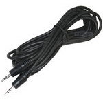 Cabo Auxiliar, Cabo de Áudio Estéreo Mini Plug Macho 3.5mm, Comprimento: 1.5m, Comprimento: 1.5m (Preto)