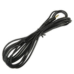 Cabo Auxiliar, Cabo de Áudio Estéreo Mini Plug Macho 3.5mm, Comprimento: 3m (Preto + Conector Banhado a Ouro), Comprimento: 3m Preto, (Banhado a Ouro)
