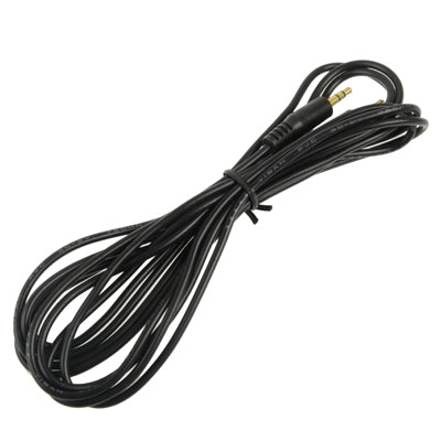 Cabo Auxiliar, Cabo de Áudio Estéreo Mini Plug Macho 3.5mm, Comprimento: 3m (Preto + Conector Banhado a Ouro), Comprimento: 3m Preto, (Banhado a Ouro)