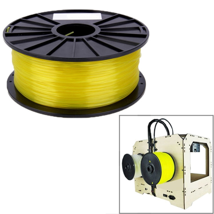 Filamentos PLA 1,75 mm transparentes para impressora 3D