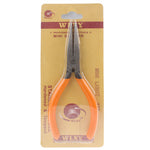 Alicate Mini de Bico Plano para Joalheiro com Pegas Macias WL-18, S-ETP-0111, S-ETP-0111RG