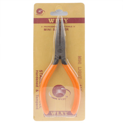 Alicate Mini de Bico Plano para Joalheiro com Pegas Macias WL-18, S-ETP-0111, S-ETP-0111RG