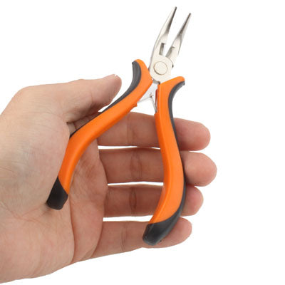 Alicate de Bico Curvo Longo de 4.5 polegadas para Corte Manual, Alicate Curvo Longo