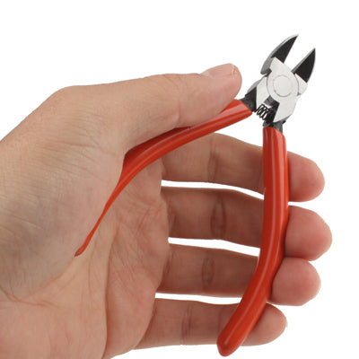 Pinças de Plástico, 125mm MTC Micro Pinças de Plástico para Saída com Lâmina Plana, Ideais para Trabalho Preciso em PCB, WL-4