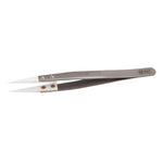 Pinças BEST BST-72-MZ 302 em Aço Inoxidável com Ponta Cerâmica de Alta Resistência a Temperatura, BST-72-MZ