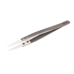 Pinças BEST BST-72-MZ 302 em Aço Inoxidável com Ponta Cerâmica de Alta Resistência a Temperatura, BST-72-MZ