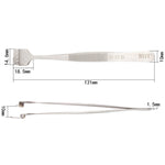 Pinças BEST BST-91-5T SA Profissionais em Aço Inoxidável para Pastilhas de Silício, BST-91-5T