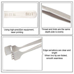 Pinças BEST BST-91-5T SA Profissionais em Aço Inoxidável para Pastilhas de Silício, BST-91-5T