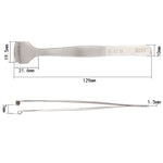 Pinças BEST BST-91-6T SA Profissionais em Aço Inoxidável para Pastilhas de Silício, BST-91-6T