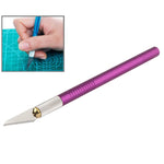 WLXY-9310, Faca de Precisão WLXY com Lâmina Substituível para Escultura / Marcação / Corte em Tapetes, Comprimento Total: 145mm, Tamanho: 121mm x 6mm Diâmetro, WLXY-9310, WLXY-9310 Roxo, WLXY-9310 Azul