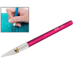 WLXY-9310, Faca de Precisão WLXY com Lâmina Substituível para Escultura / Marcação / Corte em Tapetes, Comprimento Total: 145mm, Tamanho: 121mm x 6mm Diâmetro, WLXY-9310, WLXY-9310 Roxo, WLXY-9310 Azul