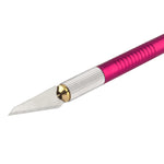 WLXY-9310, Faca de Precisão WLXY com Lâmina Substituível para Escultura / Marcação / Corte em Tapetes, Comprimento Total: 145mm, Tamanho: 121mm x 6mm Diâmetro, WLXY-9310, WLXY-9310 Roxo, WLXY-9310 Azul