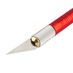 WLXY-9311, Faca de Precisão WLXY com Lâmina Substituível para Corte de Tapetes / Modelagem / Gravação / Escultura / Marcação / Aparar, OAL: 145mm, Tamanho: 121mm x 10mm Diâmetro, WLXY-9311 Vermelho, WLXY-9311, WLXY-9311 Azul