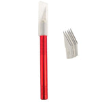 WLXY-9311, Faca de Precisão WLXY com Lâmina Substituível para Corte de Tapetes / Modelagem / Gravação / Escultura / Marcação / Aparar, OAL: 145mm, Tamanho: 121mm x 10mm Diâmetro, WLXY-9311 Vermelho, WLXY-9311, WLXY-9311 Azul