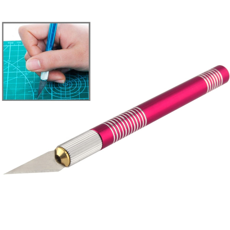 WLXY-9311, Faca de Precisão WLXY com Lâmina Substituível para Corte de Tapetes / Modelagem / Gravação / Escultura / Marcação / Aparar, OAL: 145mm, Tamanho: 121mm x 10mm Diâmetro, WLXY-9311 Vermelho, WLXY-9311, WLXY-9311 Azul