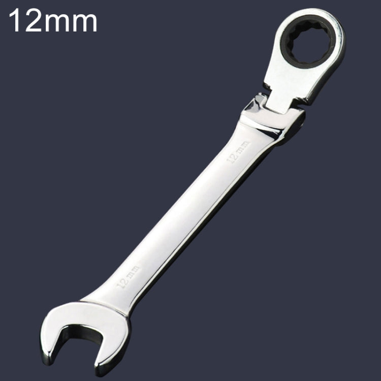 Chave de Catraca Angular de Abertura Dupla 12mm, Comprimento: 16,5cm, 12mm