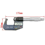 Micrómetro Digital Eletrónico 25mm (1 polegada) (resolução 0,001mm), 0-25 mm