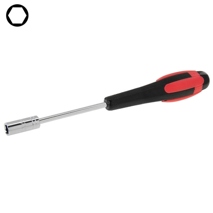 Chave de Fendas de Cabeça de Soquete de Precisão WLXY 6mm para Ferramentas de Telecomunicações, Comprimento: 16,5mm, 6mm