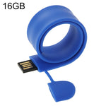 Pen USB Pulseira de Silicone com Memória de 16GB, 16GB, 16GB (Laranja), 16GB (Rosa), 16GB (Roxo)